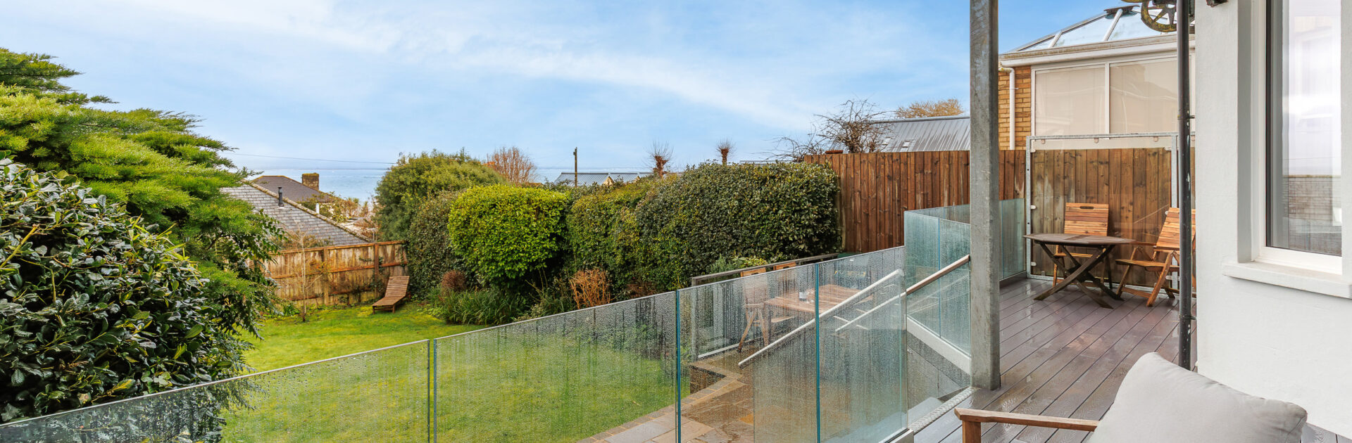 New for 2026: Solent Garden, a middle-sized family holiday home with sea views and a spacious lawn, now available for booking.