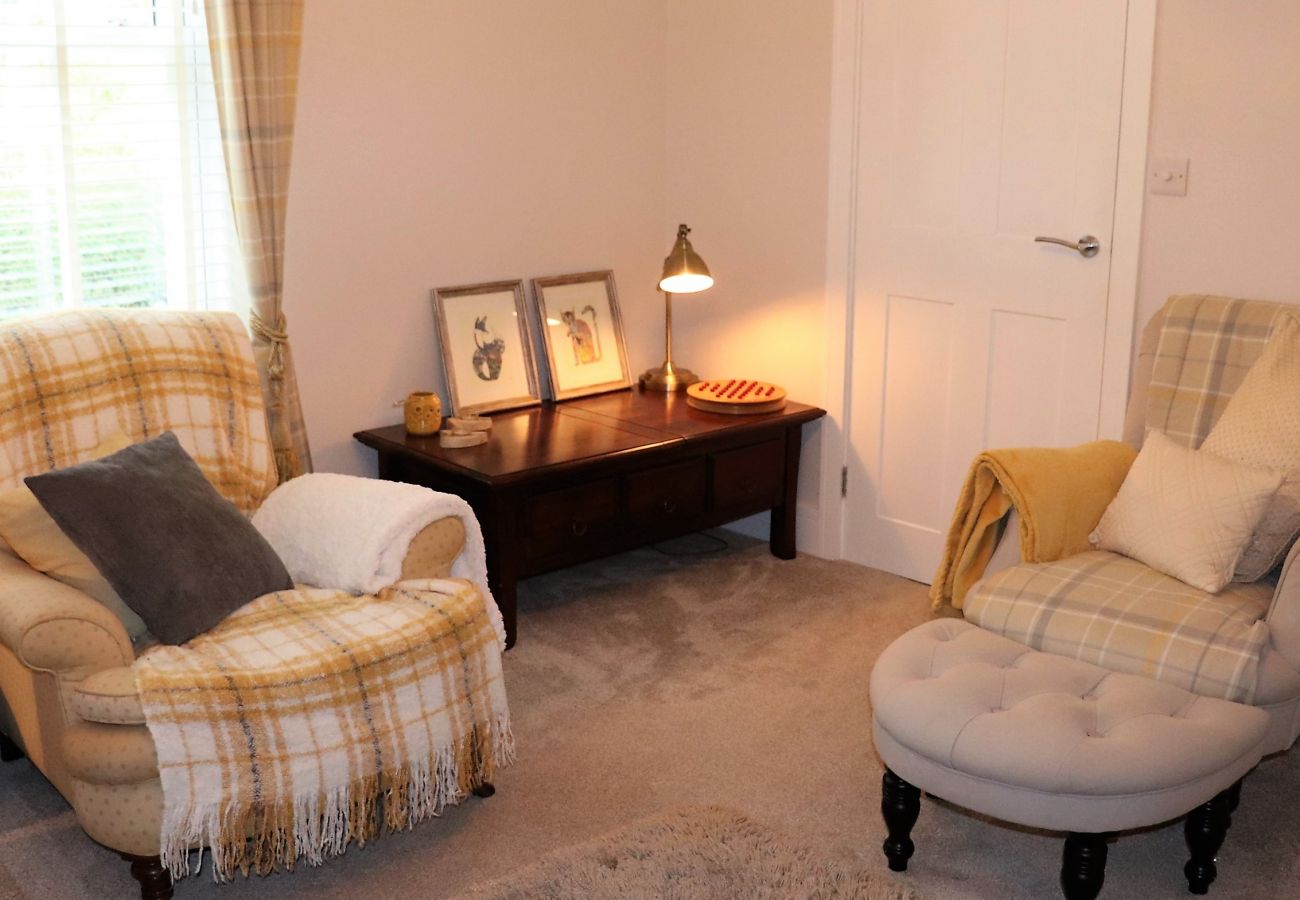 Cosy living room with ample relaxing seating options